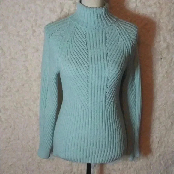 Sundance Women’s Agua Cable Knit Turtleneck Sweater Size XS - Picture 1 of 8